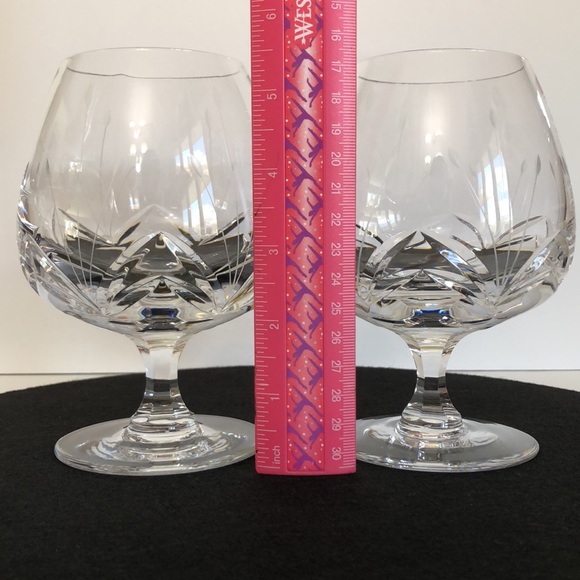 Mikasa Crystal Petit Points Large Brandy Glasses - Picture 12 of 12